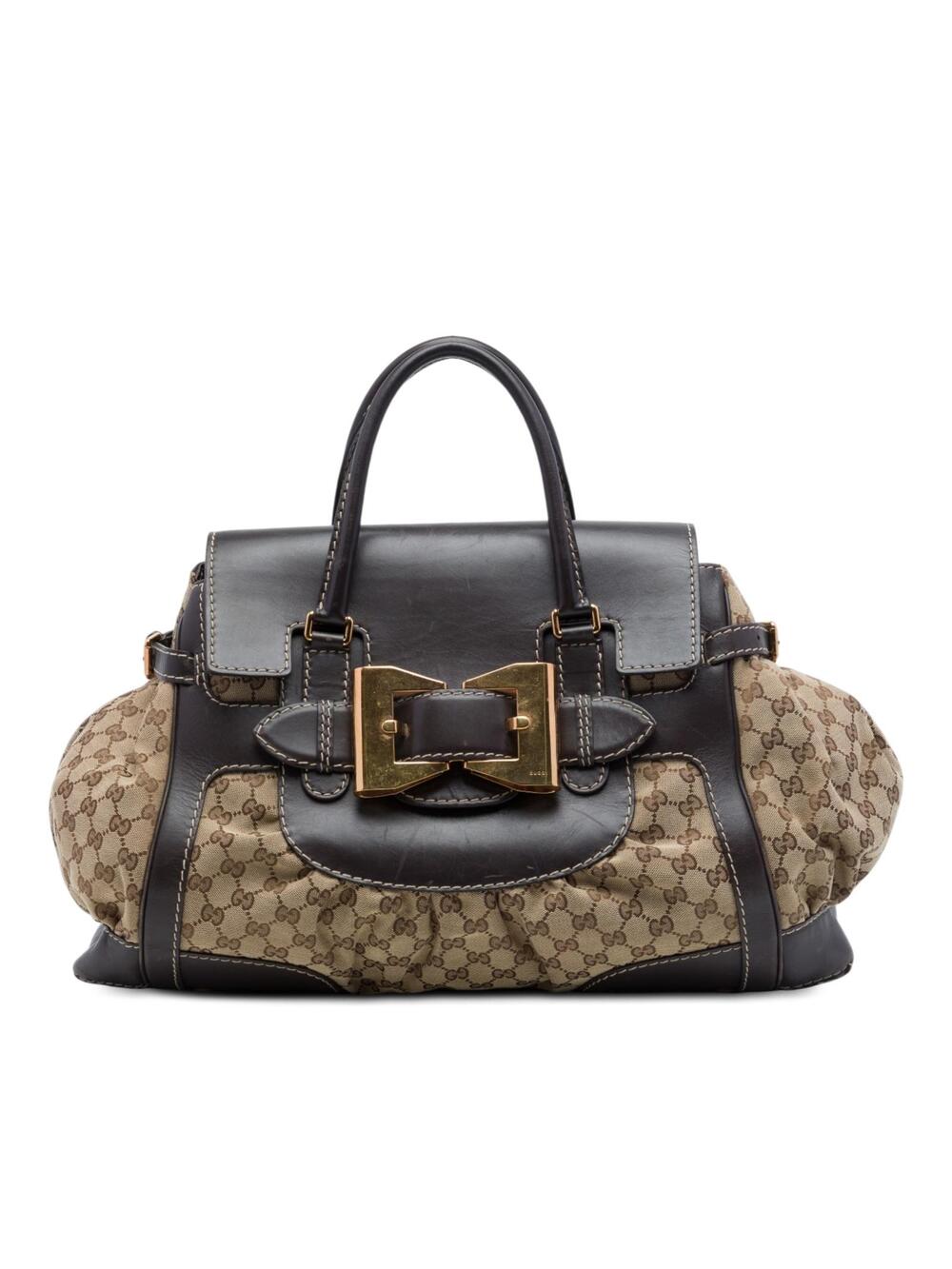 Gucci Gg Canvas And Leather Dialux #361187G56B